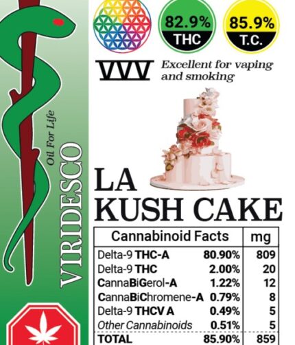 Viridesco Live Resin – LA Kush Cake